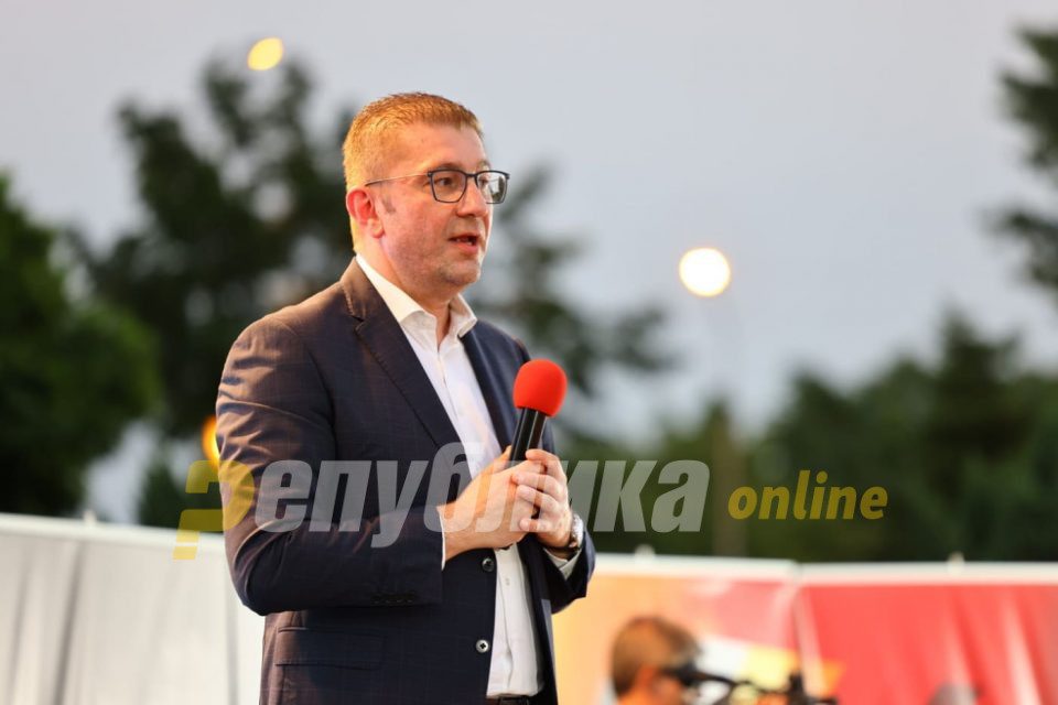 Mickoski: Members of Parliament who support the Zaev Government will defect after the local elections