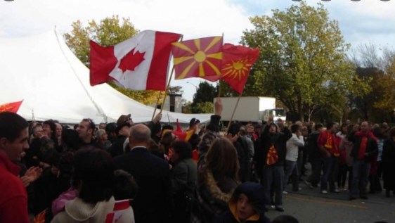 Macedonian Canadians organize to demand that political candidates oppose the forced renaming of Macedonia