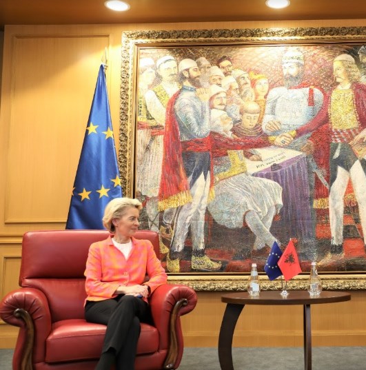 Von der Leyen fully supports Macedonia and Albania’s start of EU talks