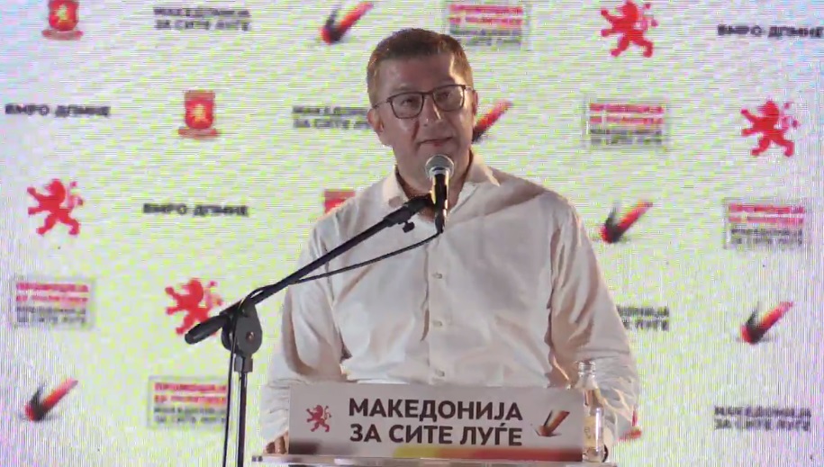 Mickoski to Levica voters: Support us in the first round, we will support you in the second