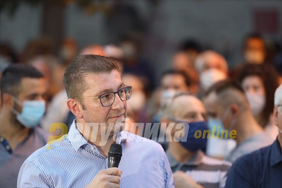 Mickoski angrily rejects SDSM’s black propaganda campaign involving vaccines