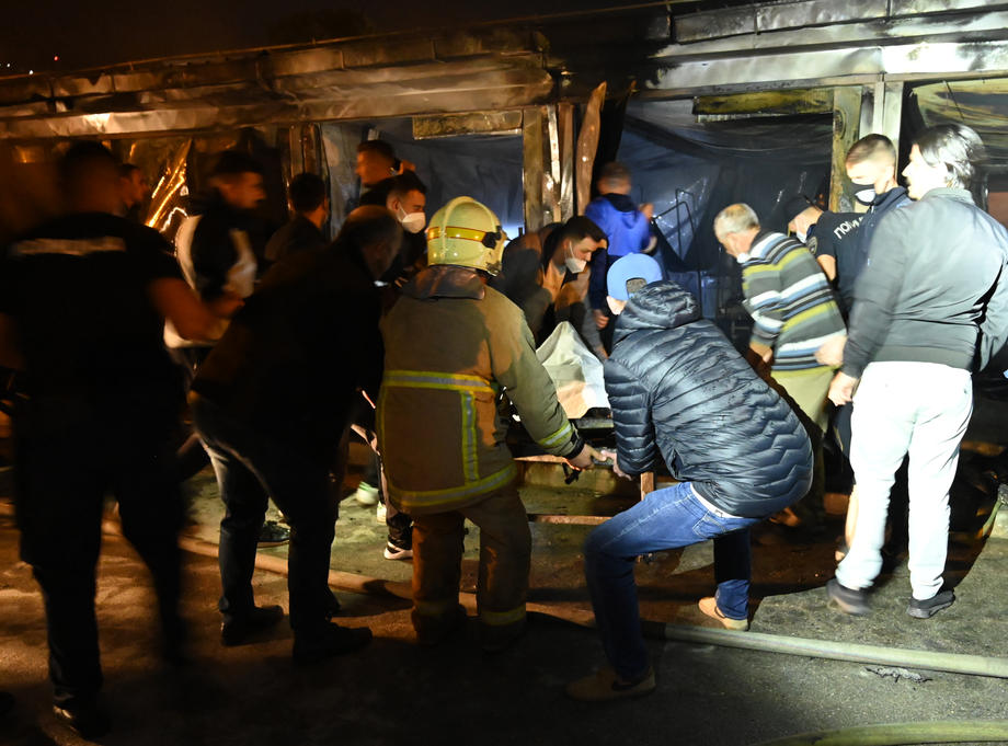 Tetovo fire: Two of the dead were outside visitors to the hospital