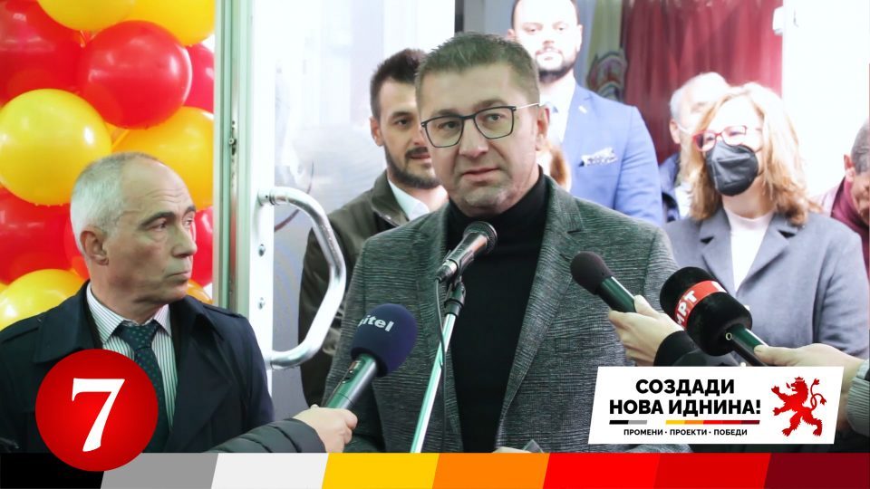 Mickoski: We are creating new future – Toni will restore Bitola’s splendor, on October 17 you are fighting for Bitola and Macedonia, come out en masse for change