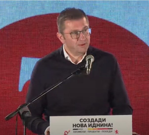 Mickoski to Zaev: It’s not bravery to accept every demand that is put before you