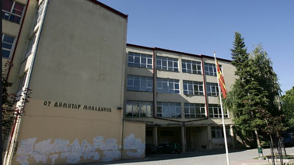 Elementary school in downtown Skopje flooded with sewage