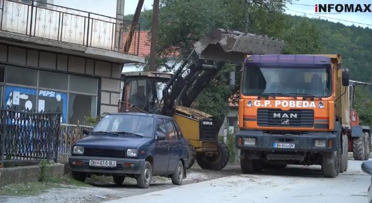 Ohrid: Desperate, last minute road repairs a day before the elections