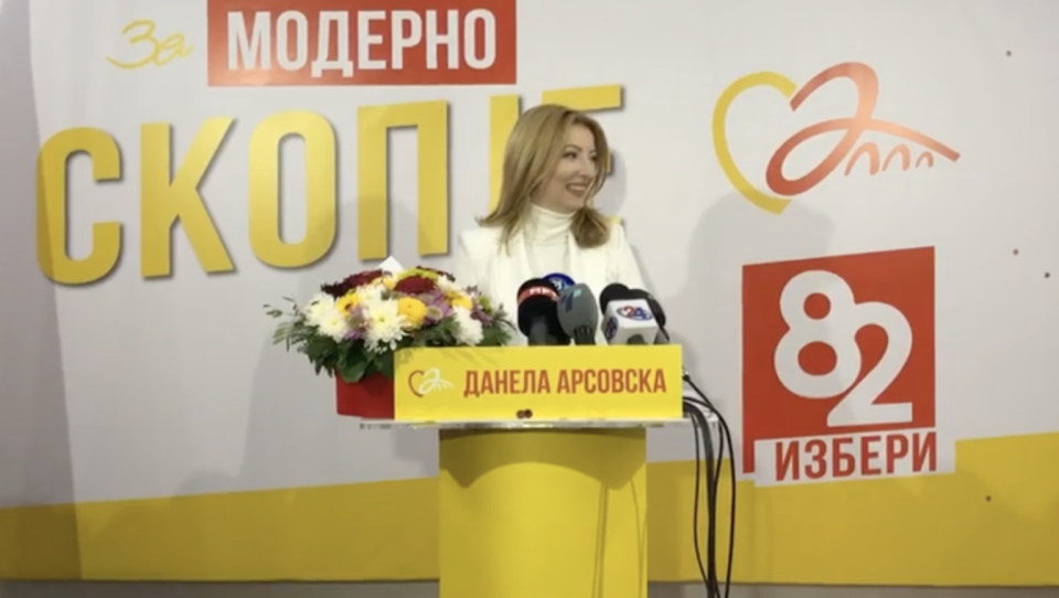 Danela Arsovska declares victory in Skopje: I fought not only against my opponent, but also the outgoing Prime Minister Zaev