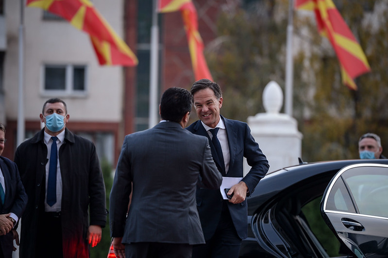 PM Rutte says that the Netherlands will work with any future Macedonian Government