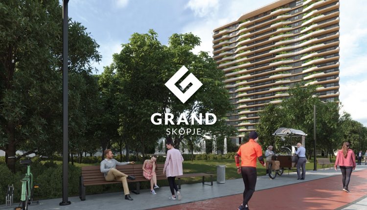 Construction of a huge residential and business complex begins in downtown Skopje