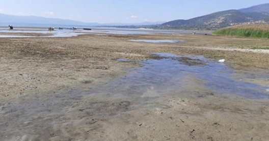 Lake Prespa water levels are 1.62 meters below the November average