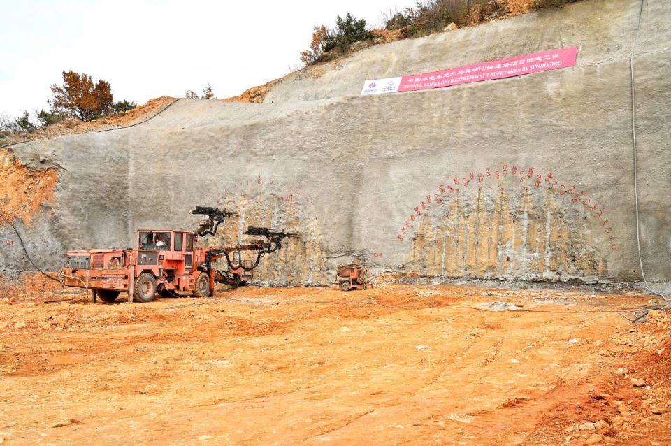 Work finally begins on a key tunnel on the road to Prilep