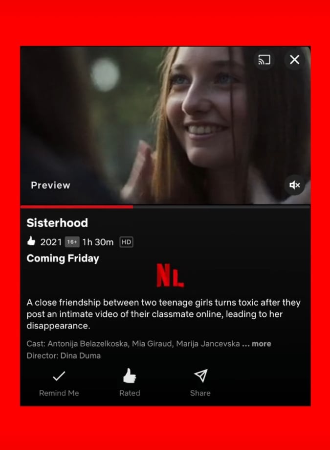 “Sisterhood” – the first Macedonian film available on Netflix