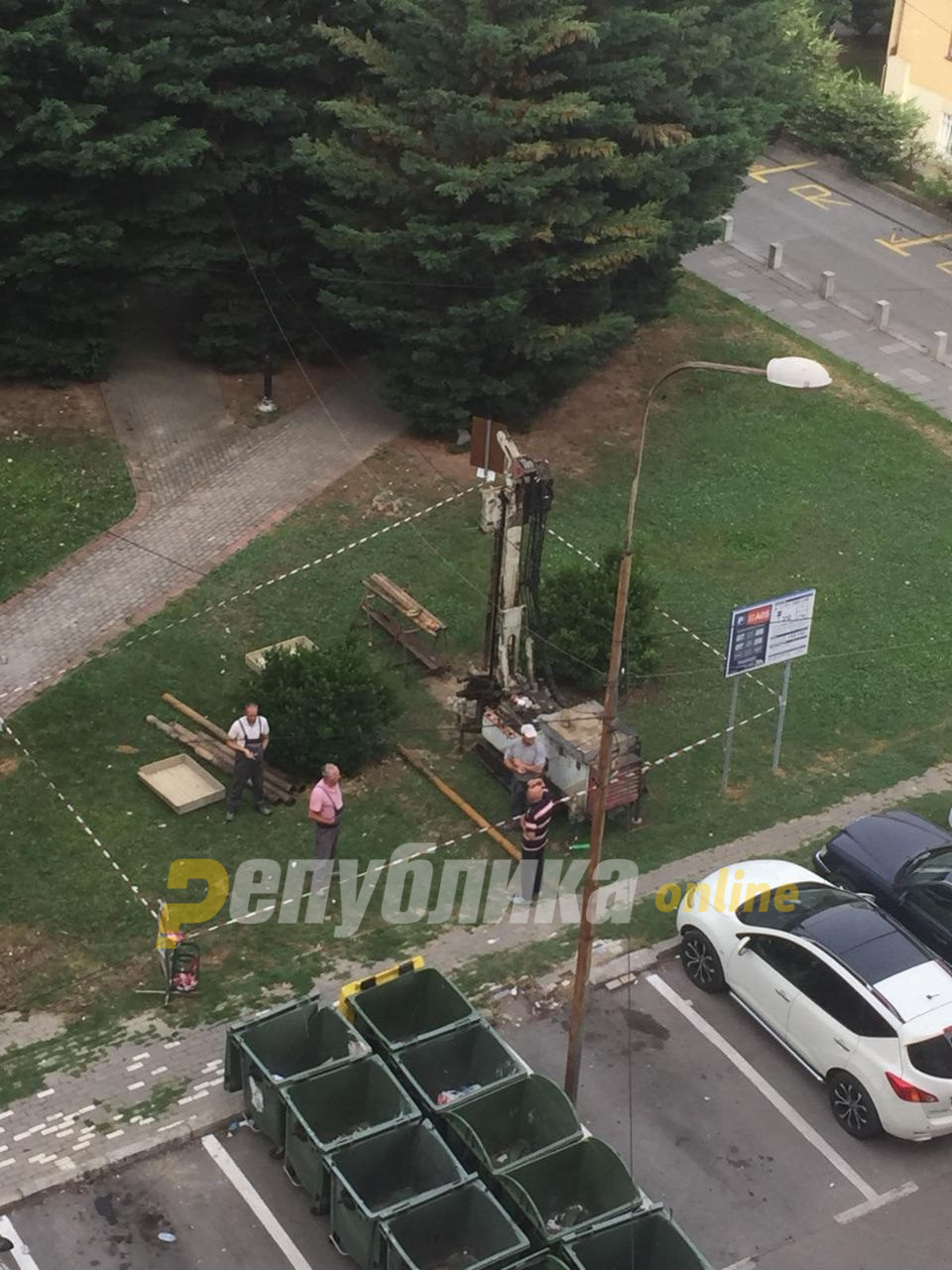 Developer received permission to destroy one of the last parks in downtown Skopje