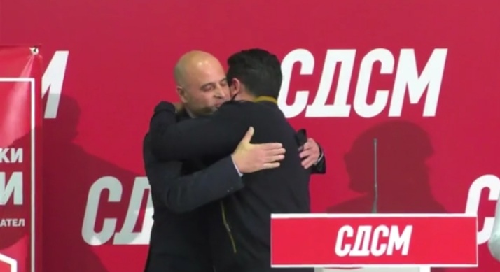 Zaev congratulates Dimitar Kovacevski on taking over the SDSM party