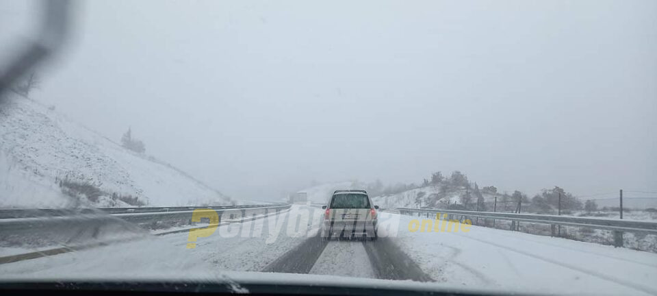 Snow on January 10 surprises state-owned company in charge of  road maintenance in Macedonia – total chaos on roads across the country