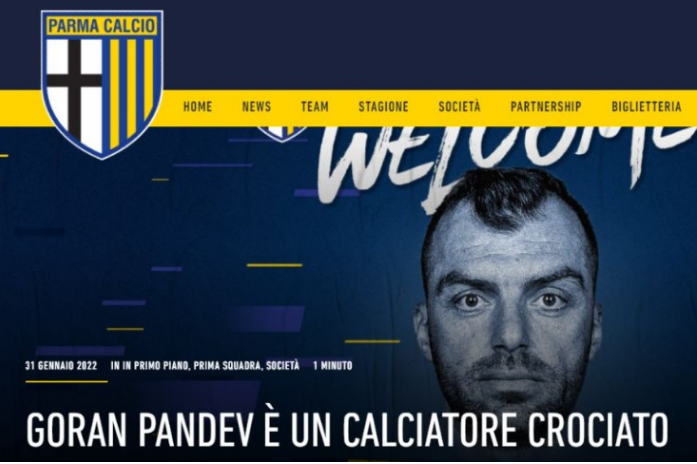 Goran Pandev signs with Parma