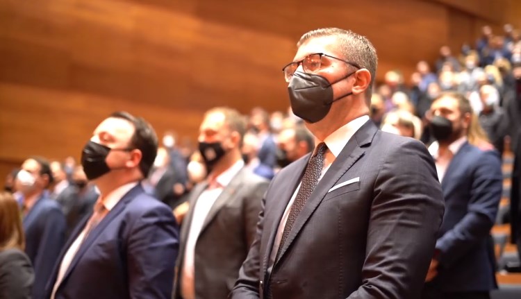 Mickoski shares video from the VMRO-DPMNE conferences