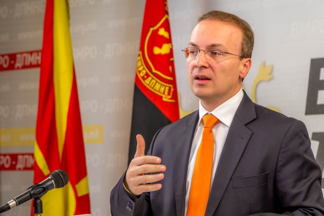 Milososki: VMRO-DPMNE’s group in Parliament invites Osmani to hold session of Foreign Affairs Committee