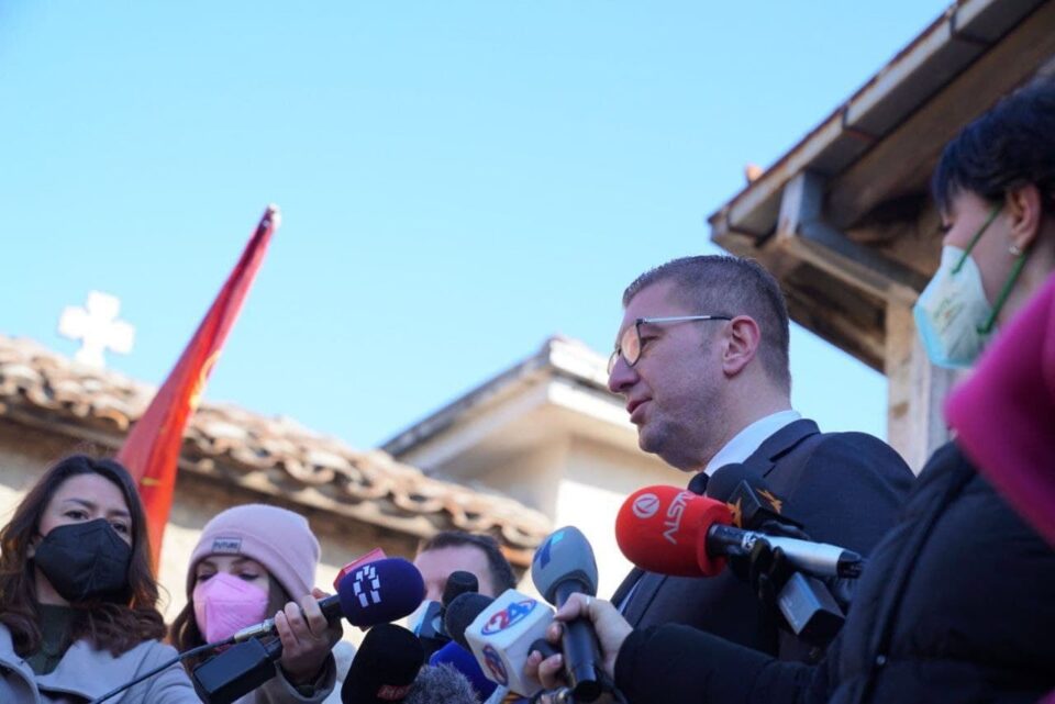 Mickoski: On this day, VMRO-DPMNE will submit a Declaration in the Parliament to strengthen the foundation of the character and work of Goce Delcev