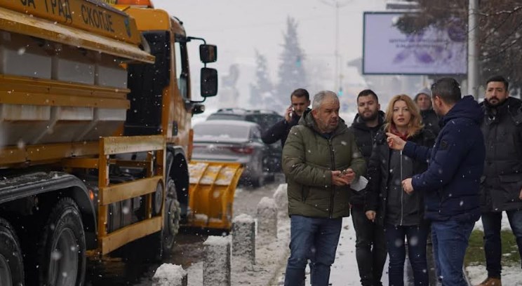 Skopje authorities respond to the surprise March snow storm
