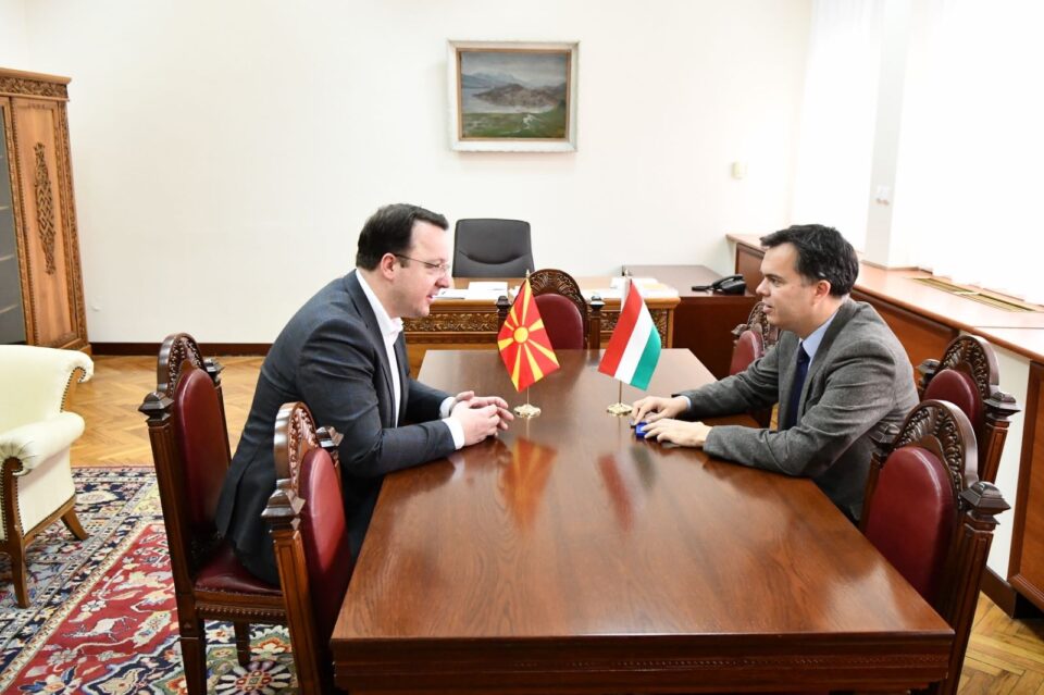 Nikoloski expresses gratitude to Ambassador Dux for Hungary’s strong support for Macedonia’s EU integration