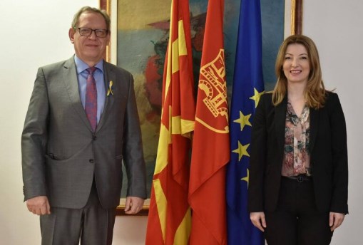 Skopje Mayor Danela Arsovska met with Polish Ambassador Tycinski