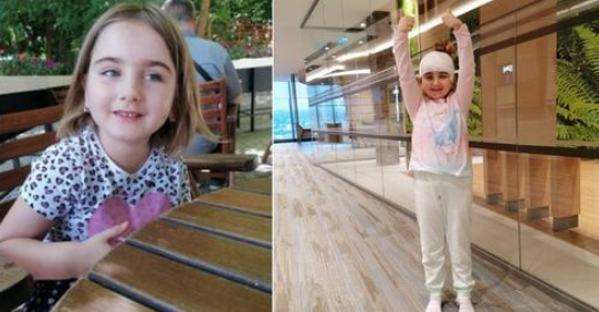 Ina’s surgery was a success – six years old girl has a new chance at life