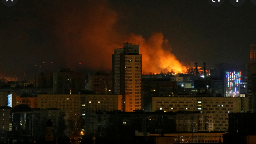 Explosions rock the Ukrainian capital