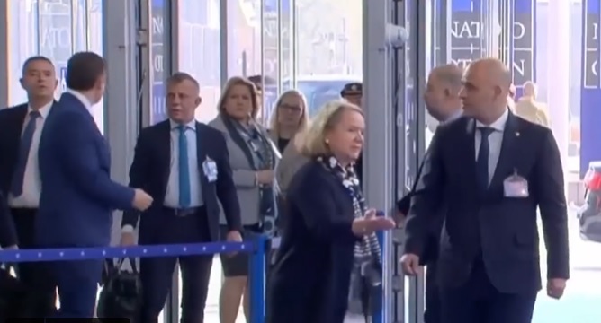 Kovacevski’s delegation got mixed up when arriving at the NATO summit