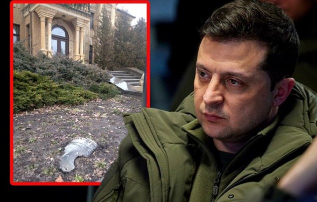 Possible assassination attempt – rocket fragment fell on Zelensky’s residence