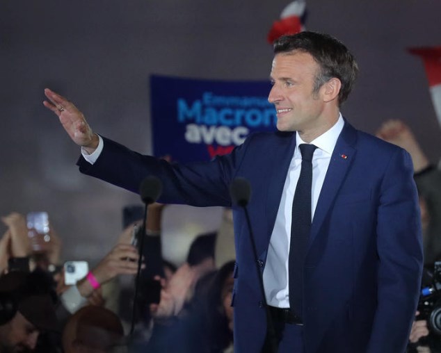 Macron looks ahead to historic second term as Le Pen concedes defeat