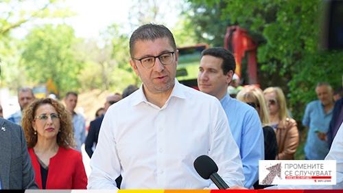 Mickoski: Kovacevski needs to muster courage and sit with me to determine the date for early elections