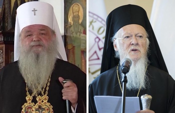 Macedonian archbishop Stefan will hold a service with Patriarch Bartholomew in early June?