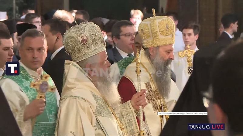LIVE VIDEO: Mass of reconciliation between the Macedonian and the Serbian church