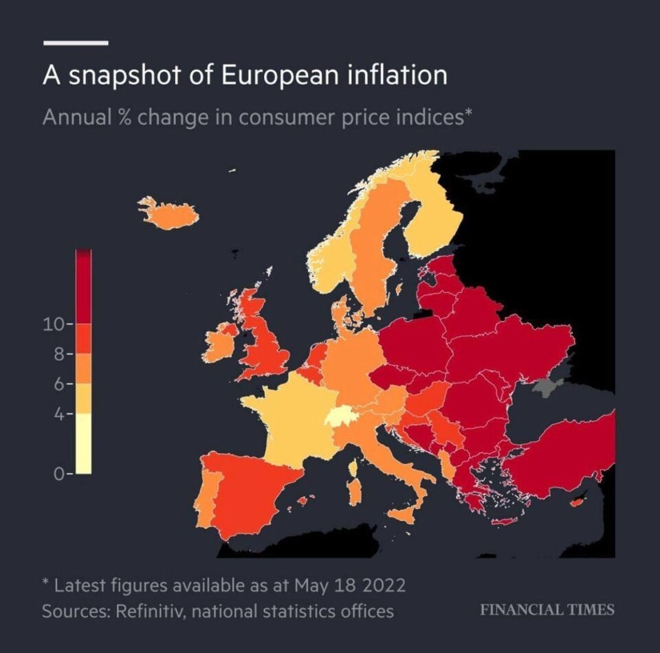 Inflation watch: Macedonia is among the worst affected European countries