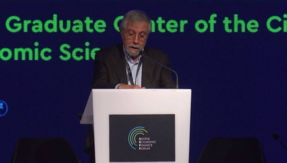 Your roads are in poor condition, you have to repair them, Nobel Prize laureate Paul Krugman tells Macedonian authorities