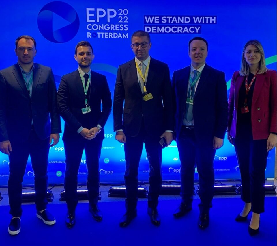 Nikoloski: At the EPP Congress we will emphasize that Macedonian citizens deserve start of EU negotiations, but also the need for early parliamentary elections in Macedonia