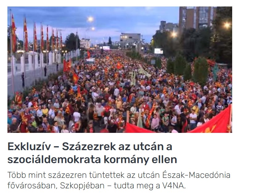 V4NA: Hundreds of thousands took to the streets against the social democratic government