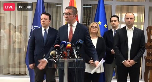 Mickoski: I offered Kovacevski to reject the proposal, and I to withdraw the request for early elections