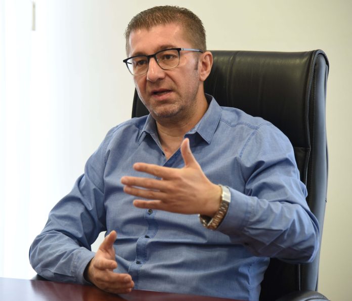 Mickoski: DUI entered into a pact with Bulgaria and betrayed the Macedonian people