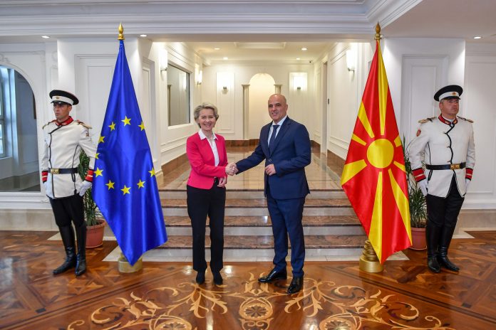 Kovacevski – von der Leyen: It’s time for wise decisions, Macedonian language and identity are protected in EU