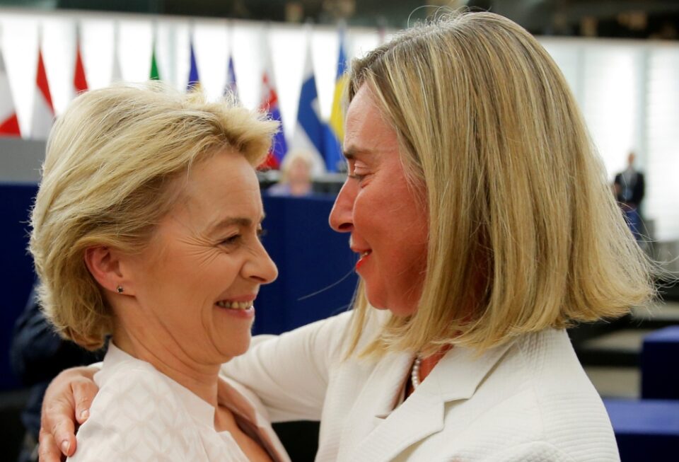 Mogherini came for the name, Von der Leyen for the French proposal: EU following the same scenario for Macedonia