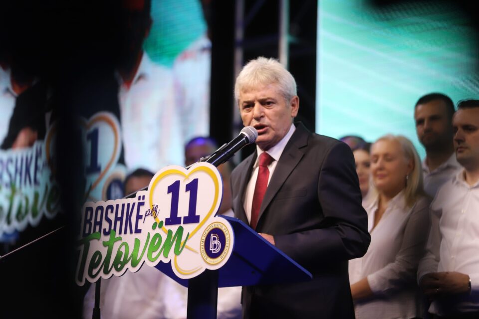 Ahmeti admits defeat in Tetovo, Besa leads over DUI, double advantage of VMRO DPMNE over SDSM