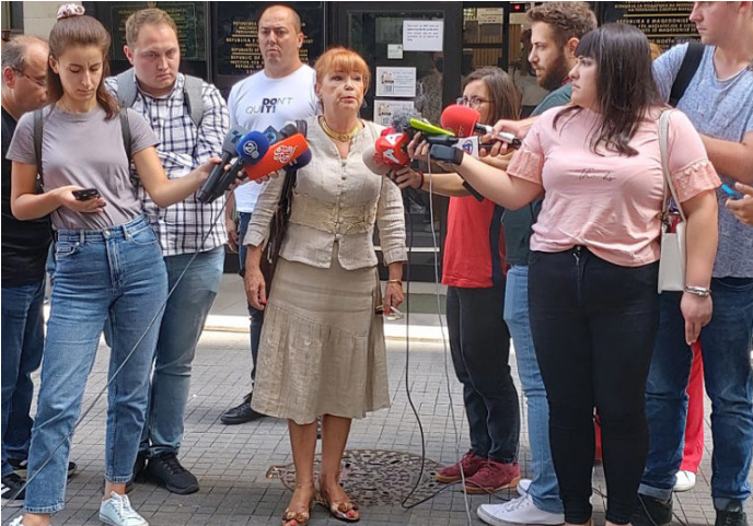 Ruskovska: The pressure comes from a former government