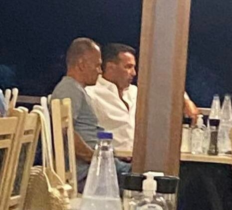 Zaev and Filipce vacationing together in Greece
