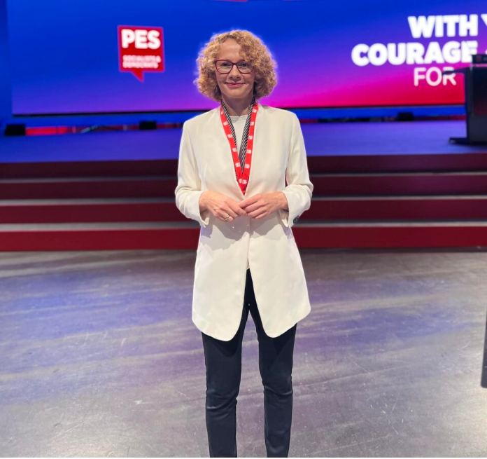 Radmila Sekerinska elected as one of the new PES party Vice Presidents