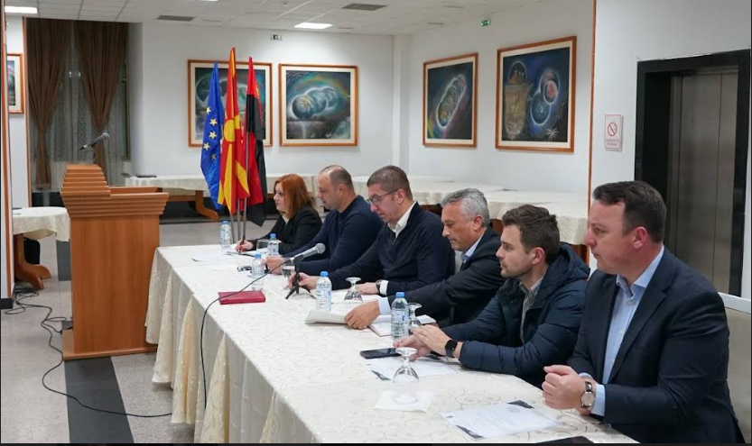 VMRO issues call for urgent elections and proposes 10 measures to preserve the economy