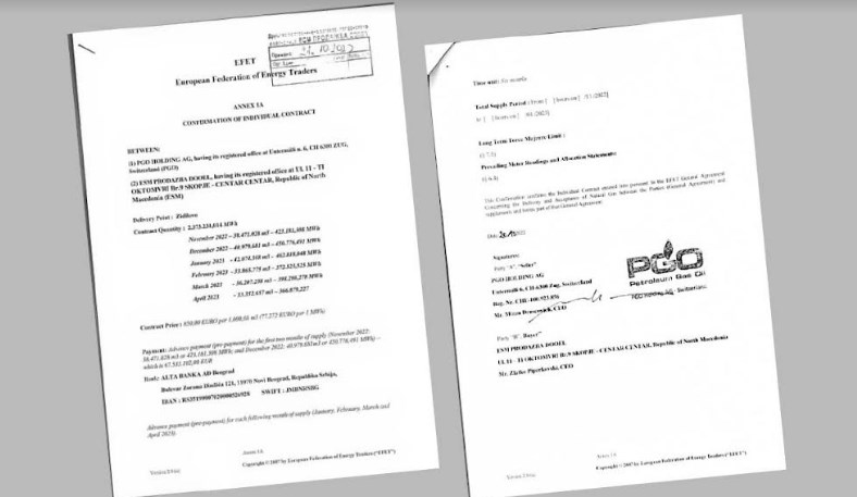 This is the document with which SDSM refused assistance for gas purchase at price of 850 euros, and in the heating season buys it at price of 1560 euros