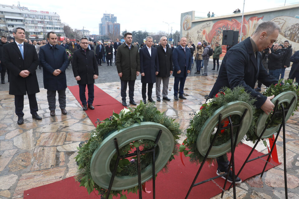 DUI marks Skanderbeg’s 555th death anniversary, dissatisfied members and Mexhiti as the most deserving of the monument were not with leader Ahmeti