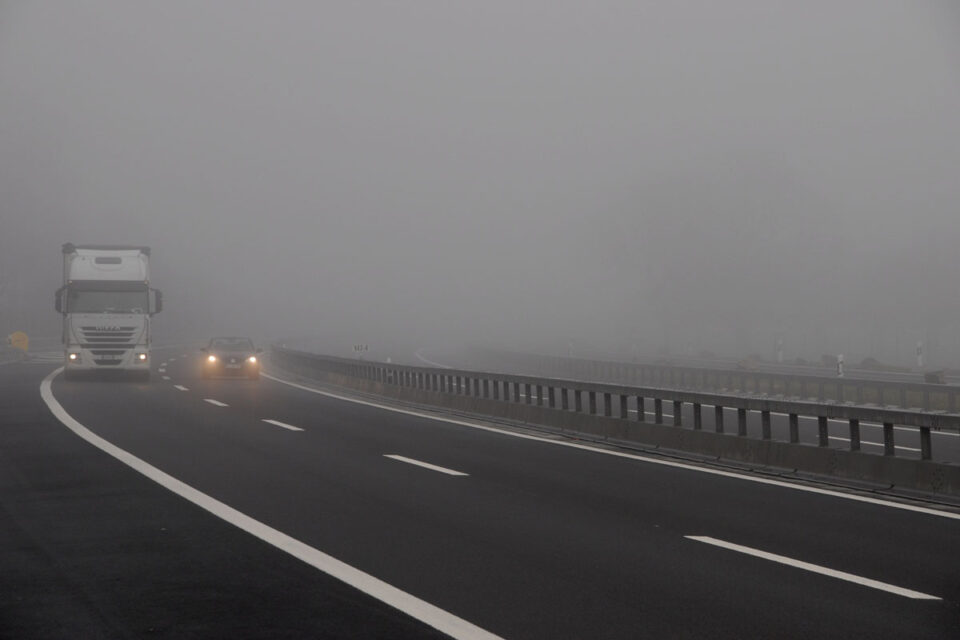 Drive carefully, there is low visibility on several roads due to fog